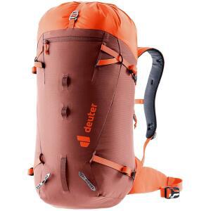 Deuter Guide 30L 백팩 I 알파인 레드우드-파파야 등반 등산 팩 및 경량