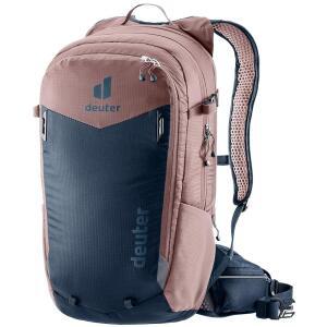Deuter Compact 14 + 3L 산악 잉크-애쉬로즈 자전거 레인 오프로드 수분 위한 - 백팩 공급 커버와 및 트레일 자전거를 호환되는