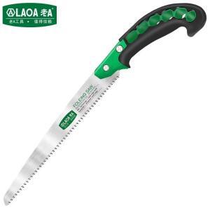 LAOA SK5 정원용 톱 손톱 가정용 소형 핸들 수동 11개의 미세 톱날 250mm 목공용 가지치기용