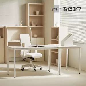 (희망일배송)장인가구 토모 일자형 철제 컴퓨터 노트북 학생 책상 테이블 800