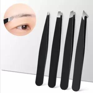 고품질 쪽집게핀셋4종세트 핀셋 쪽집게 눈썹정리 잔털정리 얇은핀셋 (WE37F2D)