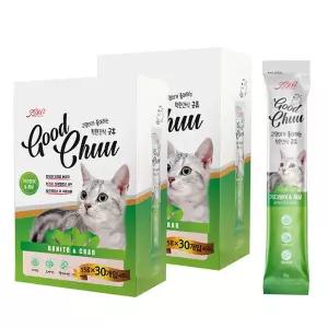 착한간식 굿츄 게살가다랑어 15g x 60개 고양이짜먹는 간식