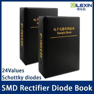 정류기 다이오드 샘플 북 SMD SMA 분류 키트 24 값 숏키 M1 M4 M7 SS12 SS110