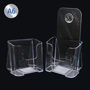 고품질 A6 꽂이 1단 카다로그꽂이 서류거치대 아크릴꽂이 전단지꽂이 (W30BE1D)