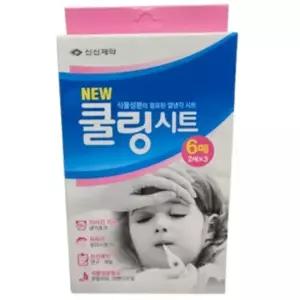신신제약 쿨링시트 파스 6매입 시원한 진통패드 1개
