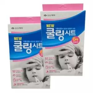 신신제약 쿨링시트 파스 6매입 시원한 진통패드 2개