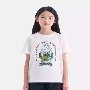 [아웃도어프로덕츠키즈]  [온라인전용] 그래픽 반팔티셔츠 (오프 화이트) OD262ISS92_OWH