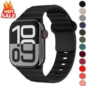 애플 워치 밴드용 실리콘 스트랩 46mm 스포츠 코레아 팔찌 iWatch 시리즈 11 10 SE 9 8 7 6 5