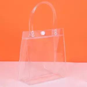 만들하비 PVC 투명 쇼핑백 답례품 구디백 N-3. 20개 28x10x28cm, 투명