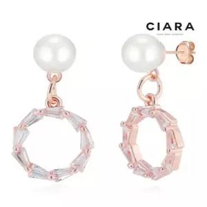 [씨아라]CIARA 14K Sardegna 애로우스톤 진주 귀걸이(SilverPin)