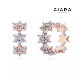 [씨아라]CIARA 14K Rimini 플라워스톤 원터치 귀걸이(GoldPlated)