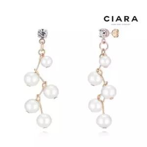 [씨아라]CIARA 14K Sardegna 브랜치 진주 드랍 귀걸이(GoldPlated)