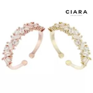 [씨아라]CIARA 14K Rimini 스톤크로스 심플 반지(GoldPlated)