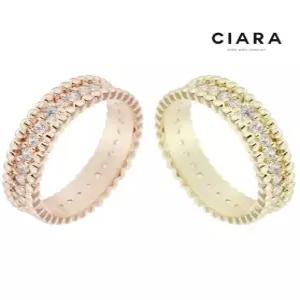 [씨아라]CIARA 14K Rimini 샤이닝 미들스톤 반지(GoldPlated)