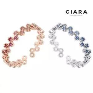 [씨아라]CIARA 14K Foggia 브랜치 샤이닝그라데이션 반지(GoldPlated)
