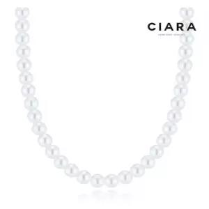 [씨아라]CIARA 14K Salerno 8mm 심플 진주체인 목걸이(GoldPlated)