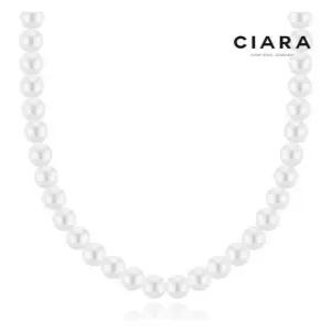 [씨아라]CIARA 14K Salerno 10mm 심플 진주체인 목걸이(GoldPlated)