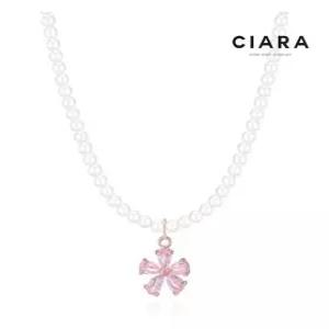 [씨아라]CIARA 14K Foggia 플라워펜던트 진주체인 목걸이(GoldPlated)