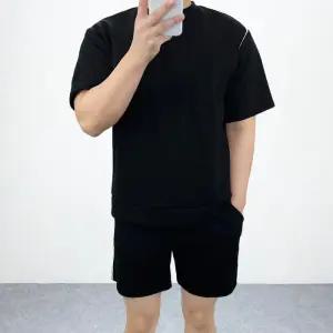 [엠클로]남자 구김방지 링클프리 분또 스판 라인 반팔티셔츠 남여공용 2컬러
