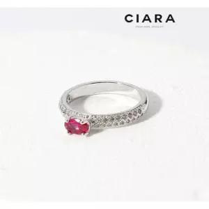 [씨아라]CIARA 14K Emiliano 오블롱캐럿 컬러스톤 반지(GoldPlated)