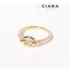 [씨아라]CIARA 14K Emiliano 우노체인 반지(GoldPlated)