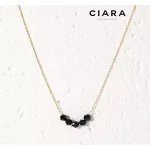 [씨아라]CIARA 14K Modena 아바큐스 오닉스 목걸이(GoldPlated)