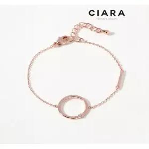 [씨아라]CIARA 14K Livorno 써클링 언발 파이핑 팔찌(GoldPlated)