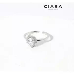 [씨아라]CIARA 14K Emiliano 워터드랍 빅캐럿 컬러스톤 반지(GoldPlated)
