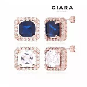[씨아라]CIARA 14K Puglia 큐브라인 귀걸이(SilverPin)