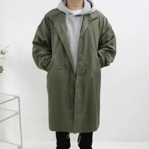 [엠클로]남자 박스오버핏 빅사이즈 코튼 롱 야상자켓 점퍼 남여공용 (2color)