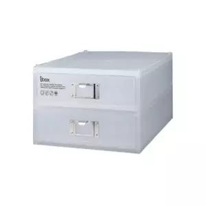 [하프클럽/]아이박스 2단 스모그 260mmx350mmx98mm 1p 보관 수납