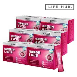 라이프허브 석류콜라겐 유산균 6세트(2g x 180포)