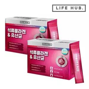 라이프허브 석류콜라겐 유산균 2세트(2g x 60포)