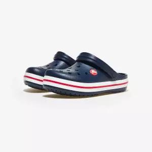 크록스 크록밴드 클로그 키즈 NAVY RED