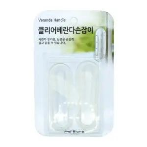고품질 베란다 유리문 창문 붙이는 만능 손잡이 2P (WD18EF6)