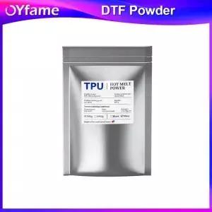OYfame 모든 원단 DTF 핫멜트 접착 파우더용 프리트리트 방수 화이트 디지털 전송 500G 000G