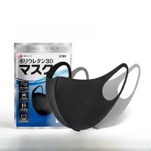 통기성 여름 얇은 스폰지 3D 스테레오 블랙 마스크 여성의 높은 미적 가치 유행 성인 방진 자외선 차단