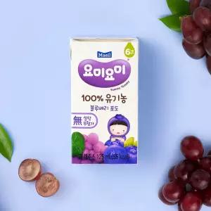유기농 주스 블루베리포도 125ml 24팩