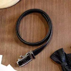 BS 젠틀안트 남자정장벨트 소가죽 자동벨트 GEN05-BK 빅사이즈벨트 가죽벨트 남성벨트