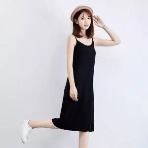 [하프클럽/]여름원피스 슬립원피스 원피스 롱 슬립 민소매 비치 여름 휴가