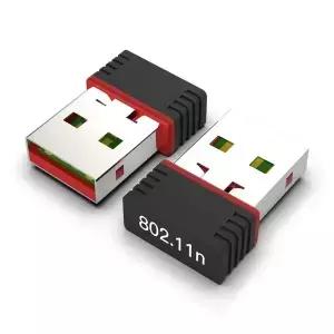 무선 네트워크 신호 수신 드라이버가 필요 없는 WiFi 어댑터 PC 데스크탑 컴퓨터용 50Mbps 24G 카드 USB