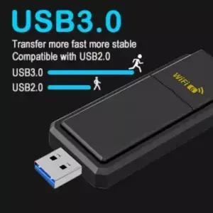 PC 800Mbps 무선 네트워크 어댑터 드라이버가 필요 없는 WIFI 6 카드 듀얼 밴드 USB 수신기 송신기 24/5G