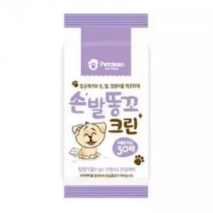 펫크린 손발똥고 30매 발 티슈 위생