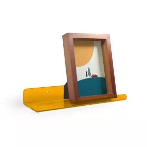 옐로우 선반용 선반 인테리어 투명 37piece 아크릴선반 무타공 DIY 500x100mm