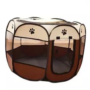 MISOPET 미소펫 반려동물 휴대용 원터치 대형 팔각 텐트 케이지 쉼터 캠핑용품