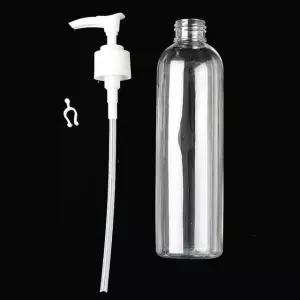 250ml 투명 용기 펌프형 화장품용기 투명펌프용기 펌프형용기 화장품공병 (W48D302)