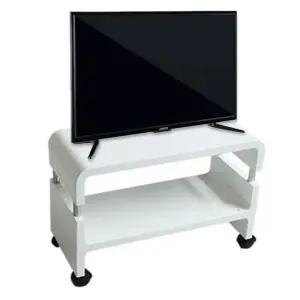 고품질 이동식 미니 tv 거실장 테이블 화이트 티비 다이 500 (W49457E)