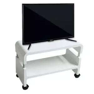 이동식 미니 tv 거실장 테이블 화이트 티비 다이 500 화이트거실장 (W49457E)