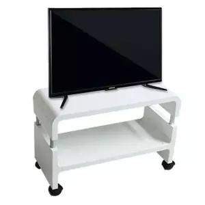 이동식 미니 tv 거실장 테이블 화이트 티비 다이 500 화이트거실장 (W49457E)