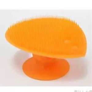 고품질 모공 세안 마사지 세면 용품 실리콘 패드 오렌지 색상 가정 주방 (W499BCB)